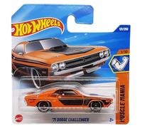 Hot Wheels - ´71 Dodge Challenger - Muscle Mania 1/10 - HYY79 - Short Card - arancione - Mattel 2025 - 1:64