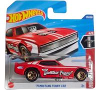 Hot Wheels - ´71 Mustang Funny Car - Mustang 60th 4/5 - JBB04 - Short Card - Ford - Good Year - Mattel 2025 - 1:64