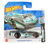 Hot Wheels - '76 Greenwood Corvette - HW Modified 2/10 - HTD67 - Short Card - Good Year - grigio metallizzato - Mattel 2024-1:64