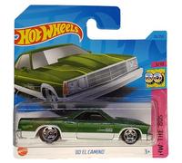 Hot Wheels - '80 EL Camino - HW The '80s 3/10 - HKJ61 - Short Card - GM - verde scuro metallizzato - Mattel 2023 - 1:64