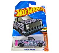 Hot Wheels '83 Chevy Silverado [Black Widow] Truckin' Lungo 3/5, 42/250, 1:64 Scala Diecast Veicolo Giocattolo