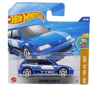 Hot Wheels - ´90 Honda Civic EF - HW: ´70s VS. ´90s 1/10 - HYW81 - Short Card - VTEC - Blu - Mattel 2025 - 1:64