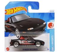 Hot Wheels - ´91 Mazda MX-5 Miata - HW J-Imports 6/10 - HTC47 - Short Card - Roadster - Nero - Mattel 2024 - 1:64