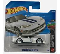 Hot Wheels - '92 Dodge Viper RT/10 - JJM01 - TH - Treasure Hunt - Drop Tops 2/5 - bianco - Convertibile americana con licenza in scala 1:64 - Mattel 2026 (29/250) - 1:64 - Modello licenza
