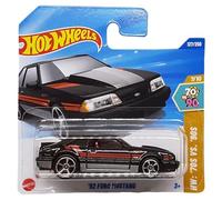 Hot Wheels - '92 Ford Mustang - HW: ´70s vs. ´90s 7/10 - HYY68 - Short Card - Nero - Mattel 2025 - 1:64
