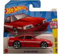 Hot Wheels '92 Ford Mustang rosso HTB05 - Modello Ford con licenza - HW The '90s 3/10 (194/250) 2024-1:64