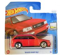Hot Wheels - '94 Audi Avant RS2 - Factory Fresh 9/10 - HTC54 - Short Card - Rosso - Mattel 2024 - 1:64