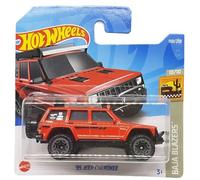 Hot Wheels - ´95 Jeep Cherokee - Baja Blazers 10/10 - HCX28 - Short Card - Belltech - Good Year - Metro auto - Mattel 2022