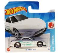 Hot Wheels - ´95 Mazda RX-7 - HW J Imports 9/10 - HTC46 - Short Card - Project M - Bianco - Mattel 2024 - 1:64