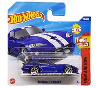 Hot Wheels - ´96 Dodge Viper GTS - Then and Now 4/10 - HYW50 - Short Card - Blu scuro - Mattel 2025 - 1:64
