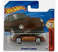 Hot Wheels - '96 Porsche Carrera - Then and Now 4/10 - JJJ59 - Short Card - marrone rame - modello licenza - Mattel 2026 (98/250) - 1:64