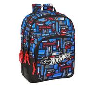 safta HOT WHEELS Zaino scuola per bambini, ideale per bambini di diverse età, comodo e versatile, qualità e resistenza, 32 x 15 x 42 cm, colorato, M, casual, Multicolore, m, Casual
