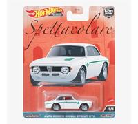 Hot Wheels Alfa Romeo Giulai Sprint GTA, Cultura Auto Spettacolare 5/5 [Bianco]