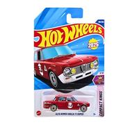 Hot Wheels Alfa Romeo Giulia Ti Super HYW40 Compact Kings 7/10 Short Card Rosso Numero iniziale 35 Momo Alfa Licenza Mattel 2025 1:64