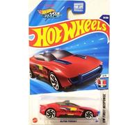 Hot Wheels Alpha Pursuit - Macchina giocattolo pressofusa rossa, scala 1:64, HW First Response 2/5, 18/250, tema principale