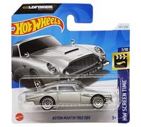 Hot Wheels - Aston Martin 1963 DB5 - HW Screen Time 7/10 - HTB36 - Short Card - 007 James Bond - 60 Goldfinger Sixty Years - Mattel 2024-1:64