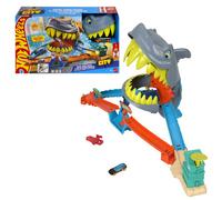 Hot Wheels City Shark Mouth Beach Car Tracks Multicolor Bambini