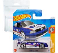 Hot Wheels Audi 90 Quattro HW Turbo 4/5 (144/250) HTB06 Blu 2024 + Protector Short Card Frikimonkey
