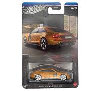 Hot Wheels Audi RS E-TRON GT - JKY18 - Silver Series 4/5 - GRT01 - Premium Card - arancione-oro - Modello con licenza ufficiale - Mattel 2026-1:64 - Collezione Audi - Audi Performance EV