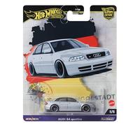 Hot Wheels Audi S4 Quattro, Assortimento Veicoli Car Culture Circuit Legends, macchinine esclusive in scala 1:64 da collezione, giocattolo per bambini 3+ anni e i collezionisti adulti, Argento, HRV81