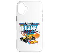 Hot Wheels - Auto da corsa originale di marca Stunt Custodia per iPhone 16 Plus