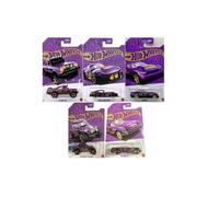 Hot Wheels Auto pressofuse, Pearl & Chrome 57th Anniversary Collection 5 Pack (veicolo Chase non incluso)