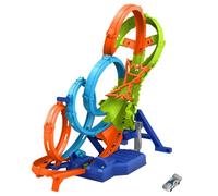 Hot Wheels Azione "4 Loopings Crash Gefahr