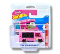 Hot Wheels - Barbie Dream Camper - HW Mattel Serie 1/5 - JJH96 - Short Card - Pinker Campingbus 21/250 - Mattel 2026-1:64 - Pezzo da collezione