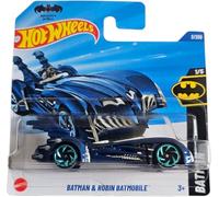 Hot Wheels - Batman & Robin Batmobile - Batman 1/5 - HYX61 - Short Card - DC - Blu - Mattel 2025-1:64