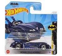 Hot Wheels - Batman & Robin Batmobile - Batman 2/5 - HTD51 - Short Card - DC - Blu scuro - Mattel 2024-1:64