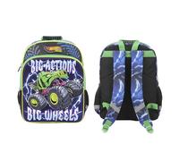 Hot Wheels Big Actions Big Wheels Monster Truck - Zaino da 40,6 cm