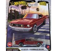 Hot Wheels Boulevard '67 Mustang veicolo giocattolo personalizzato per veicoli dai 3 anni in su, rosso JHW40
