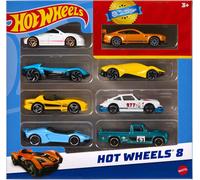 HOT WHEELS BOX MIX CASUALI 8 Modellini diversi Auto 1:64 MATTEL HPV78