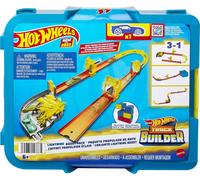 Hot Wheels Box Track Builder con 1 veicolo Hot Wheels Incluso Pista HMC03