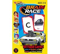 Hot Wheels Brain Race Flash Cards: 101 Cards for Preschool to Kindergarten Practice | Letters, Numbers, Colors & Shapes | Early Learning for Kids Ages 3-6