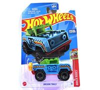 Hot Wheels - Bricking Trails - Brick Rides 1/5 - 2023 - Mega Block - Blu/Rosso - Mint/NrMint Ships Bubble Avvolto in una scatola di dimensioni