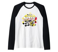 Hot Wheels Bright Speed Club Vintage Anni '90 Maglia con Maniche Raglan