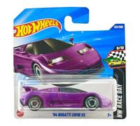 Hot Wheels Bugatti EB110 SS '94 (JBB36) - HW Race Day 9/10, 221/250-2025 Edition, 1:64, Modello Bugatti con licenza