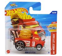 Hot Wheels - Buns of Steel - Let's Race 5/5 - HYY88 - Short Card - Burger e Fritte - Netflix - Mattel 2025 - 1:64