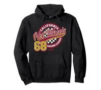 Hot Wheels - California Racing Club Felpa con Cappuccio