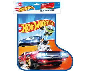Hot Wheels Calza sorprese 2026, playset con veicolo, astuccio da colorare, capellino, stickers, JNB78