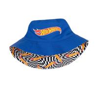 Hot Wheels Cappello a Secchiello Logo Scacchiera Reversibile Ragazzi (NS9349)