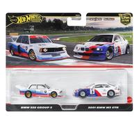 Hot Wheels Car Culture Premium 2 Pack BMW E320 E 2001 BMW M3 GTR JBK99 1/64