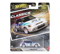 Hot Wheels Premium Car Culture - Mazda 323 GTR, modellino da collezione in scala 1:64 con telaio in metallo e pneumatici Real Riders, decorazioni premium e dettagli realistici, 3+ anni, JKF17