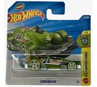 Hot Wheels - Carbonatore - Experimotors 1/5 - JJH89 - Short Card - Futuristico veicolo da corsa verde chiaro - Modello fantasia - Mattel 2026-1:64