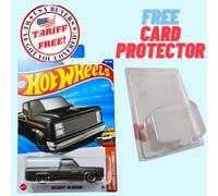 Hot Wheels Case Q 2025 New '83 Chevy Silverado Black Long Card