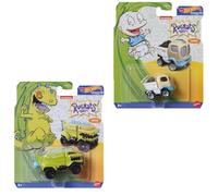 Hot Wheels Character Cars - Set di 2 veicoli in pressofusione, motivo: Tommy e Reptar