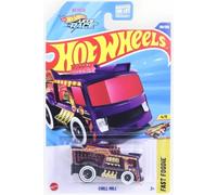 Hot Wheels Chill Mill Treasure Hunt 180/250, Fast Foodie 4/5, Veicolo pressofuso viola, serie Netflix