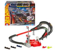 Hot Wheels, pista e macchinine McLaren Formula 1 Team in scala 1:64, Oracle Red Bull Racing e Atlassian Williams Racing, circuito Sprint, JNN32