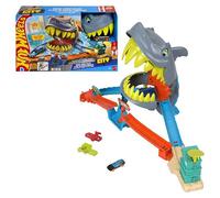 Hot Wheels City Shark Mouth Beach Car Tracks Multicolor Bambini